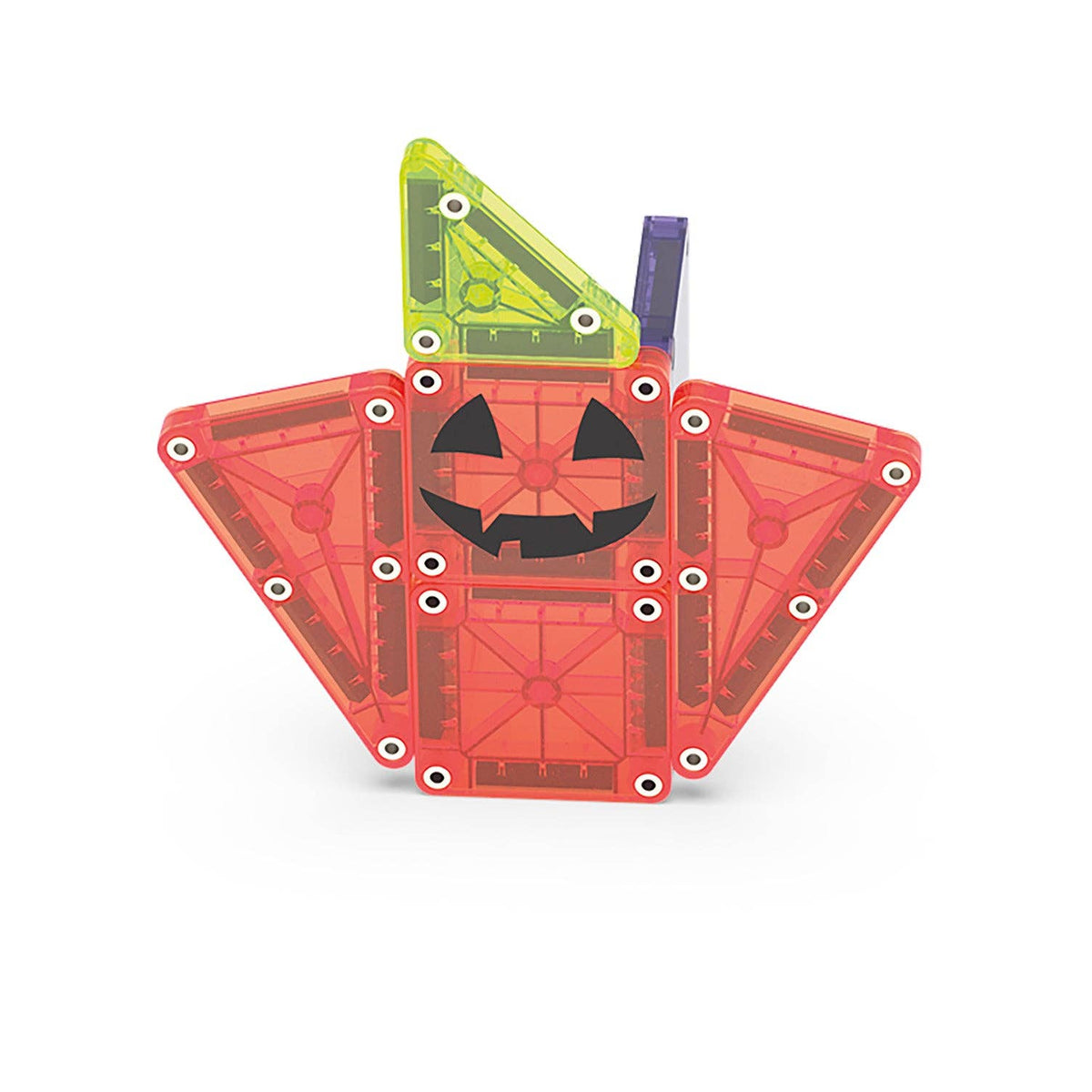 MicroMAGS Spooky 24 Piece Travel Set – Magna-Tiles, in-use lifestyle shot