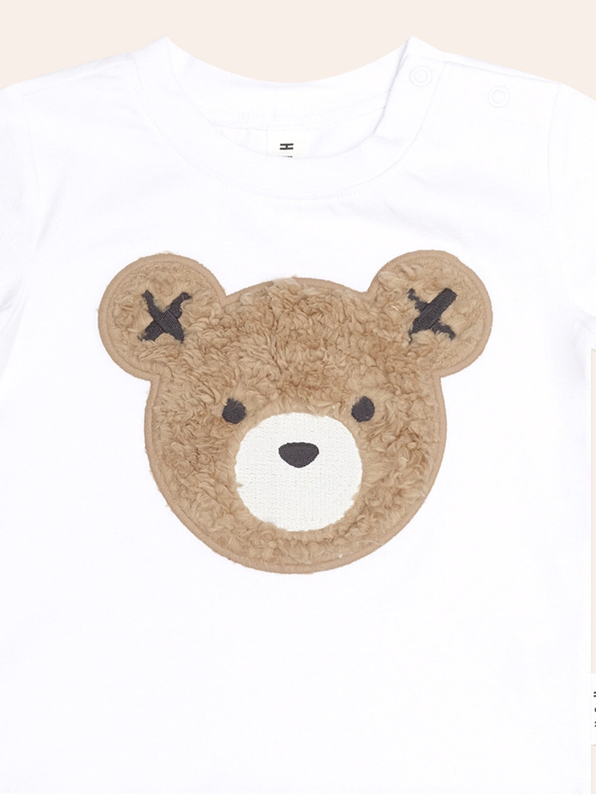 Furry Huxbear Tee – White – Huxbaby