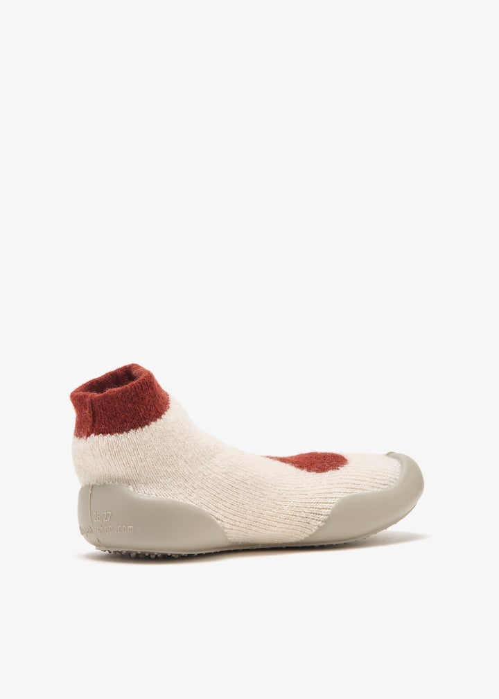 Collégien Coeur en Chocolat Slippers – White (image 3)