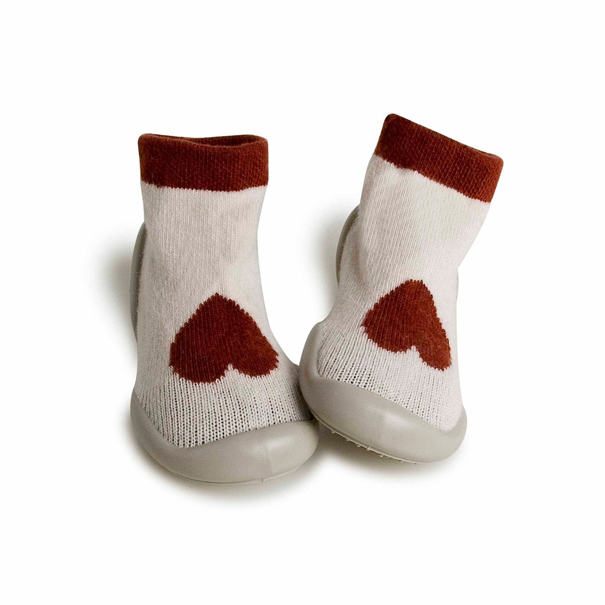 Collégien Coeur en Chocolat Wool and Cashmere Slippers – White