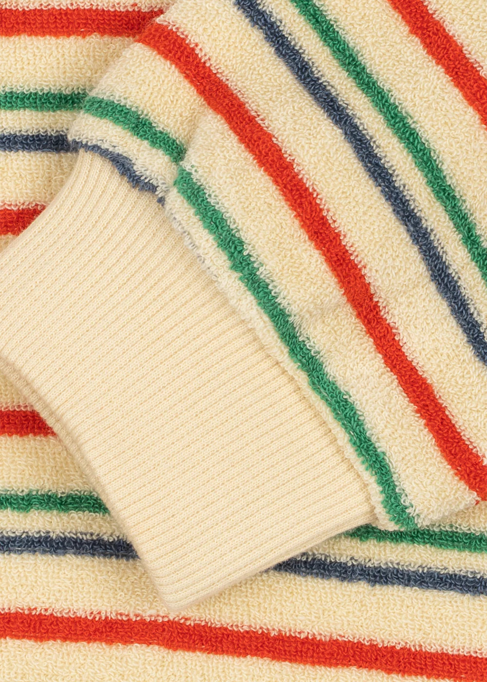 Konges Sløjd Itty Sweatshirt Kick Stripe fabric close-up