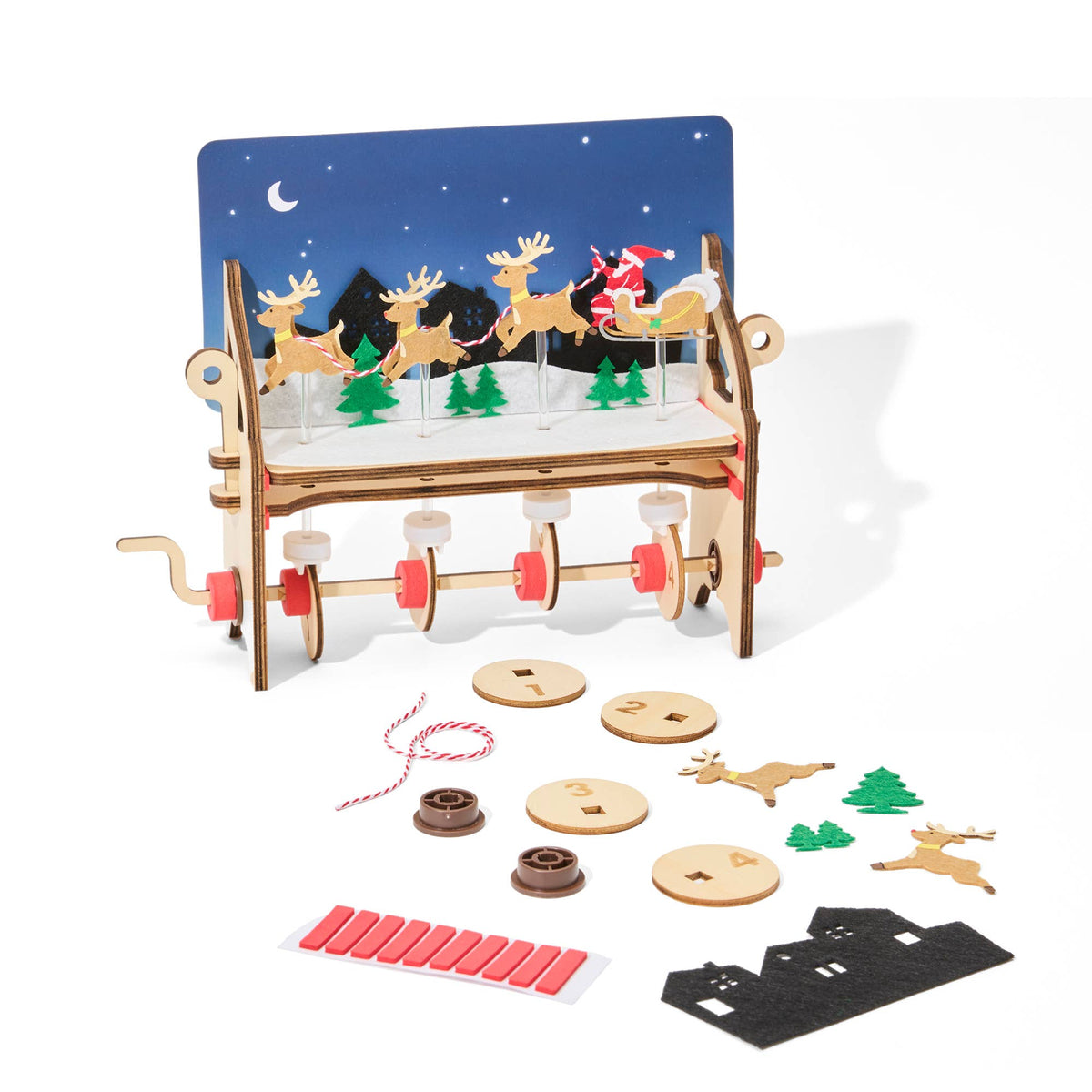 KiwiCo Santa's Sleigh Automation Engineering Kit, view 5