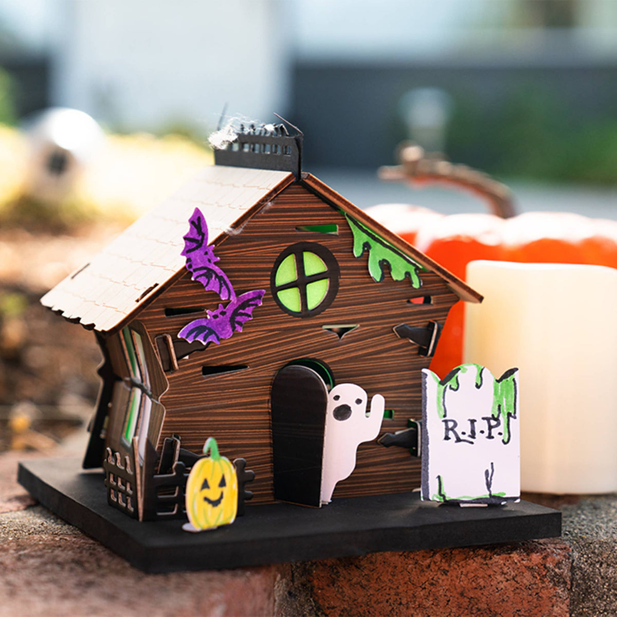 KiwiCo Light Up Haunted House Science Kit, view 4