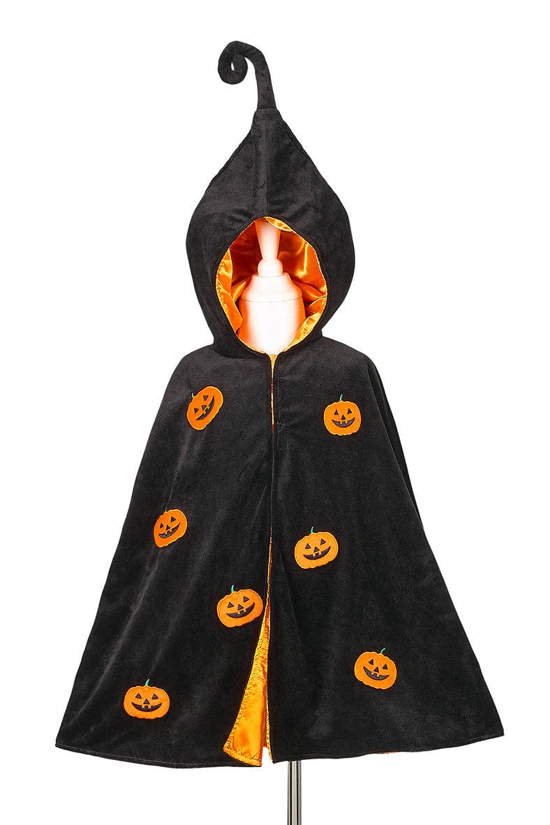 Pumpkin Costume Cape - Kids Halloween Costume