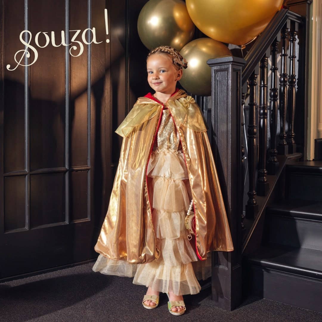 Princess-Red Costume Reversible Cape alternate view