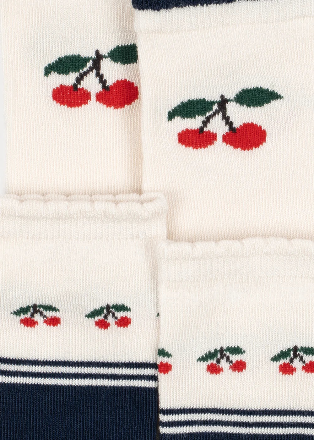 2 Pack Jacquard Socks – Cherry – Konges Sløjd