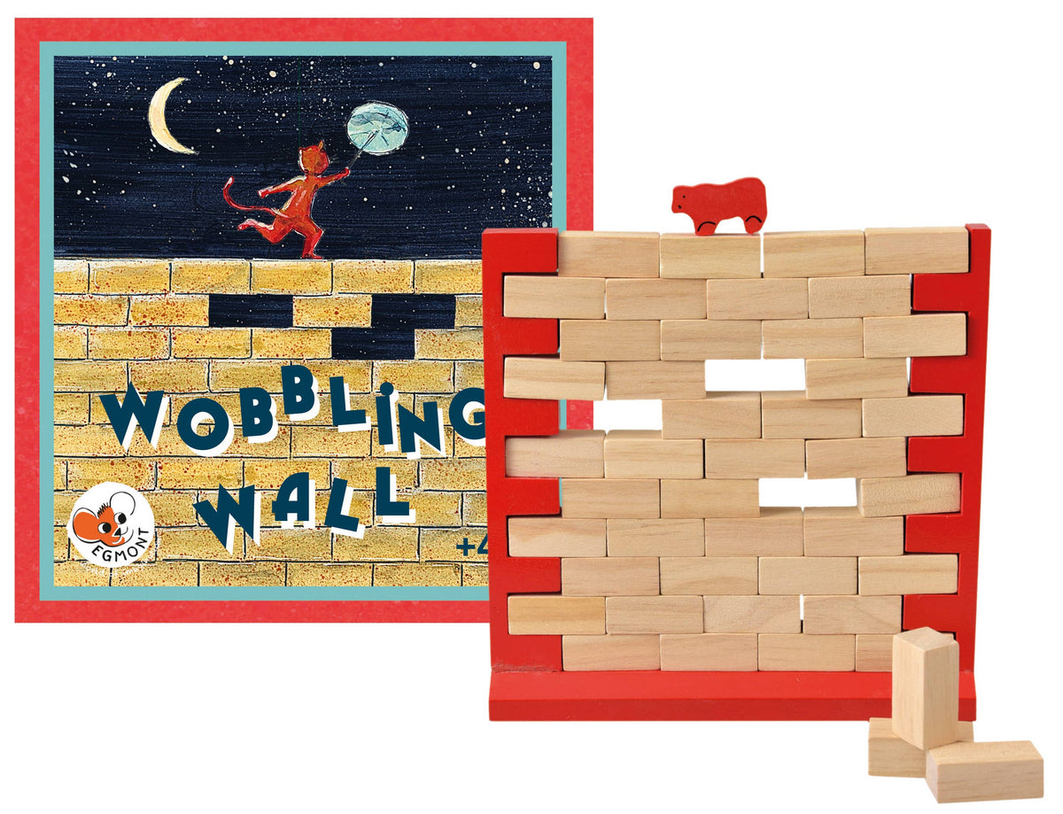 Wobbling Wall Wooden Balancing Game – Egmont