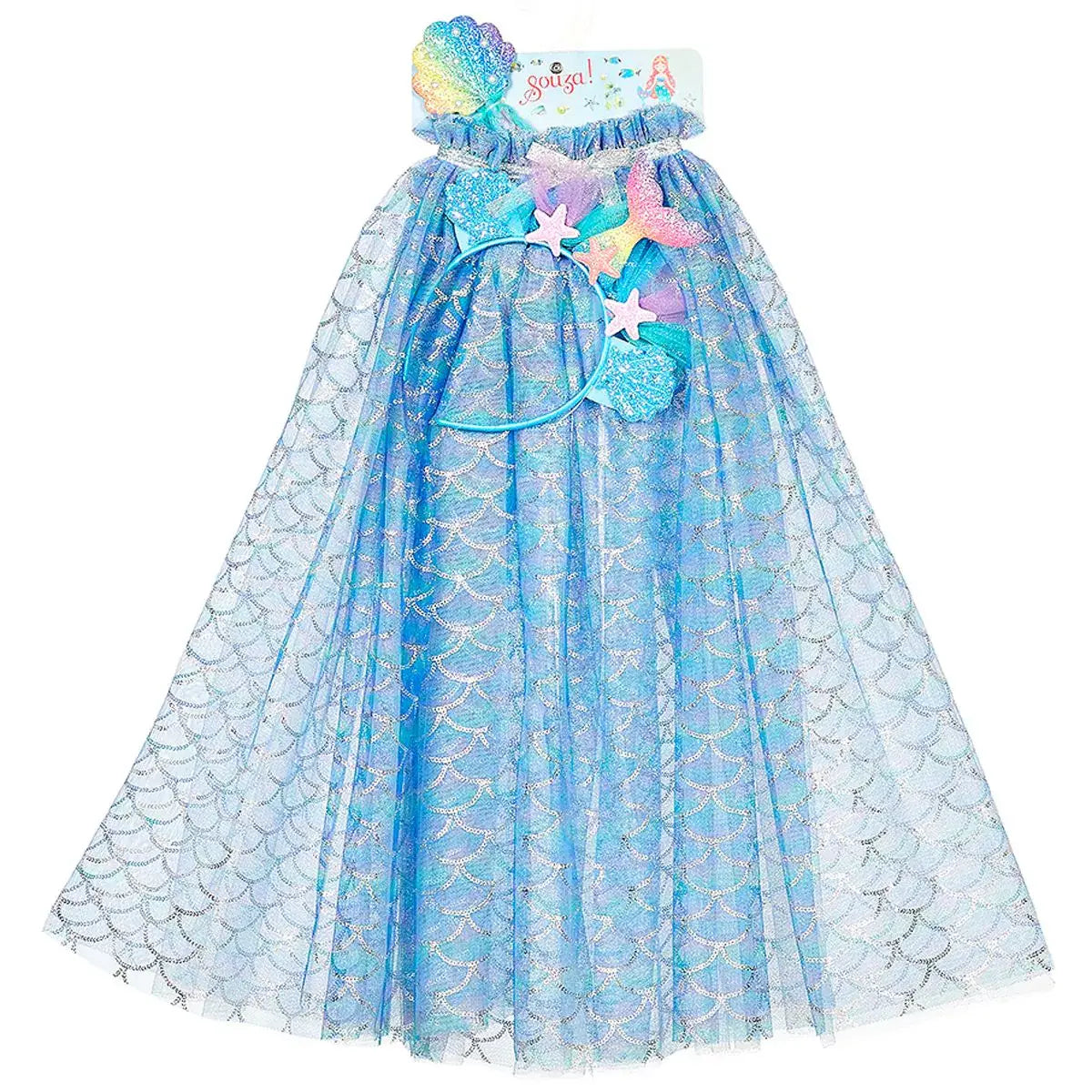 Marlya Mermaid Costume Cape Set detail