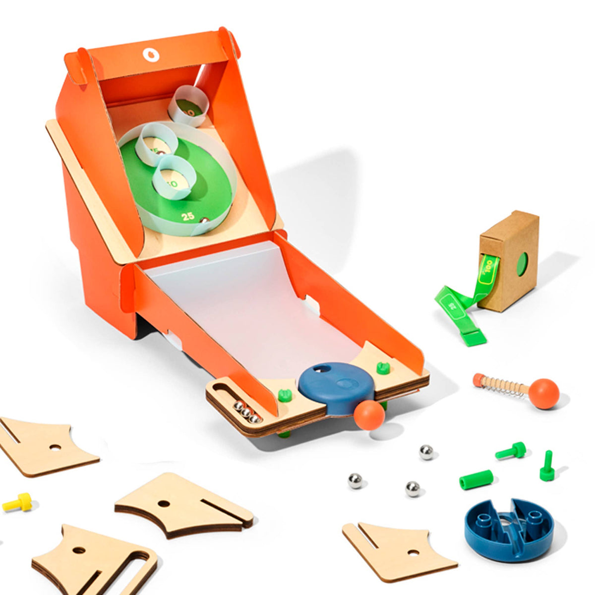 KiwiCo STEM Roller Ramp Arcade Game with ball launcher