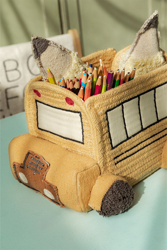 Basket Mini School Bus - Lorena Canals