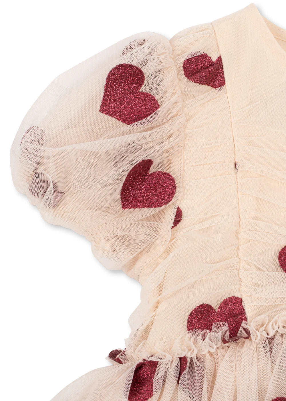 Tullie Dress GRS - Coeur Glitter – Konges Sløjd