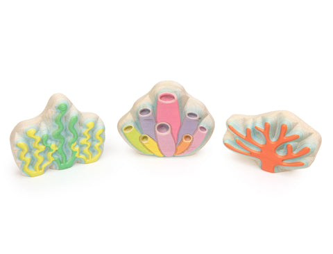 LIMITED! Carved Under-the-Sea 3 pc. Shape Block Set – Everwood Friends