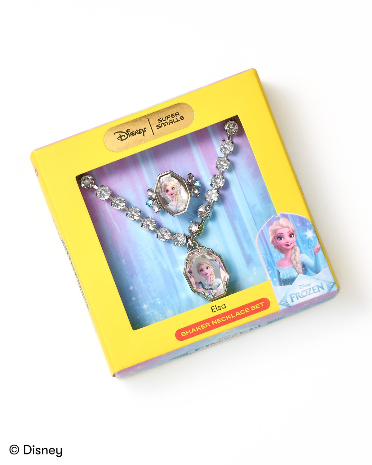 Super Smalls Disney Elsa Shaker Necklace Set in its gift box