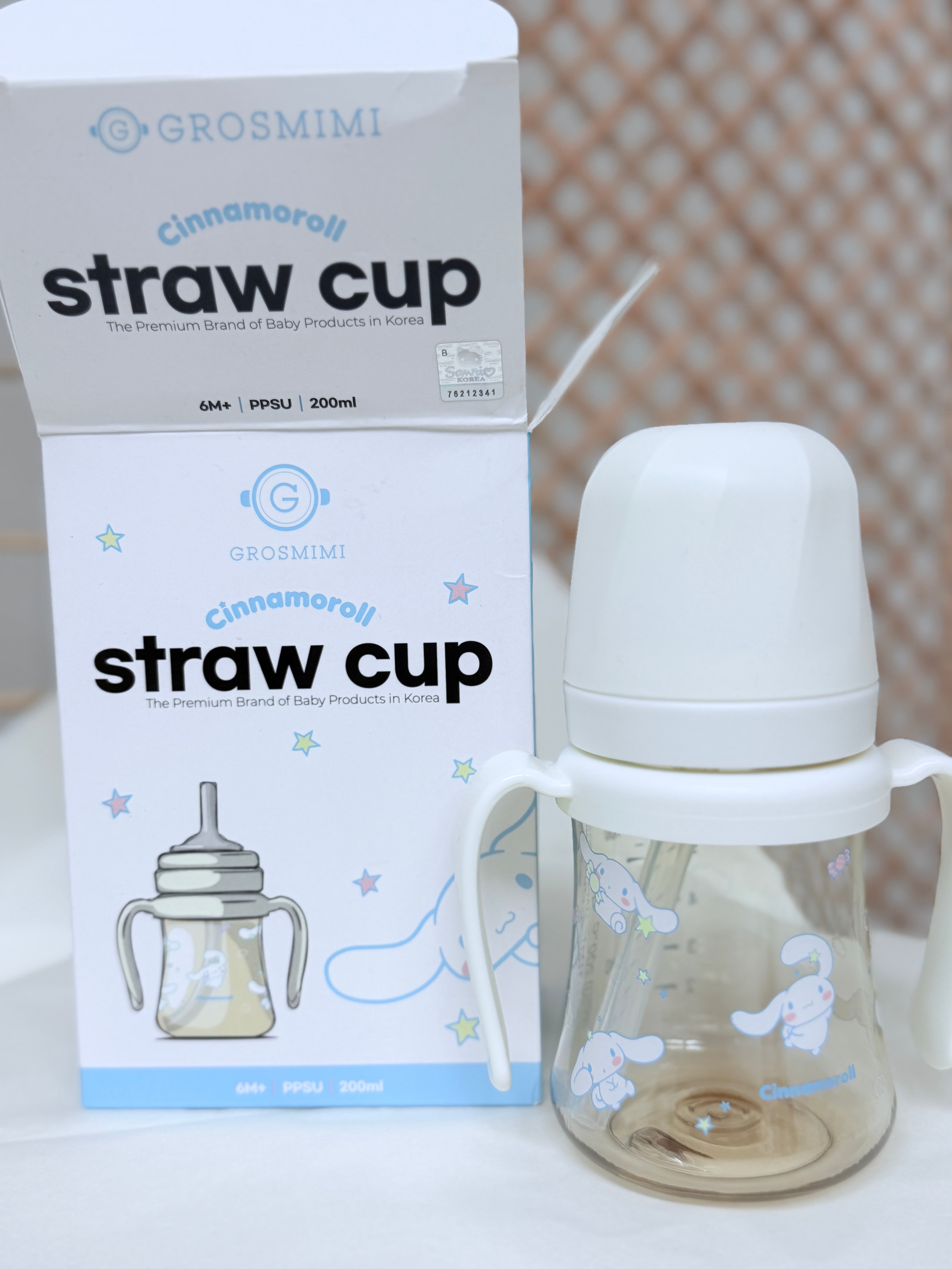 Grosmimi Cinnamoroll straw cup 200ml