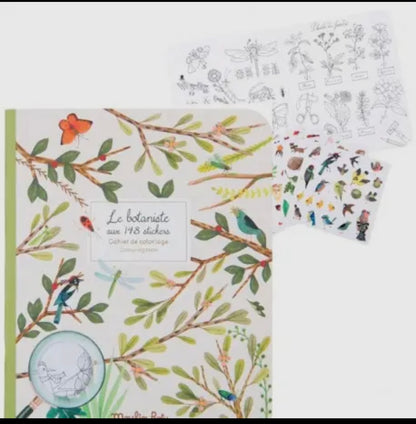 Coloring Books & Stickers - Botanist/Garden Theme