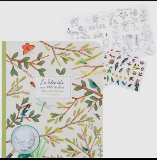 Coloring Books & Stickers - Botanist/Garden Theme