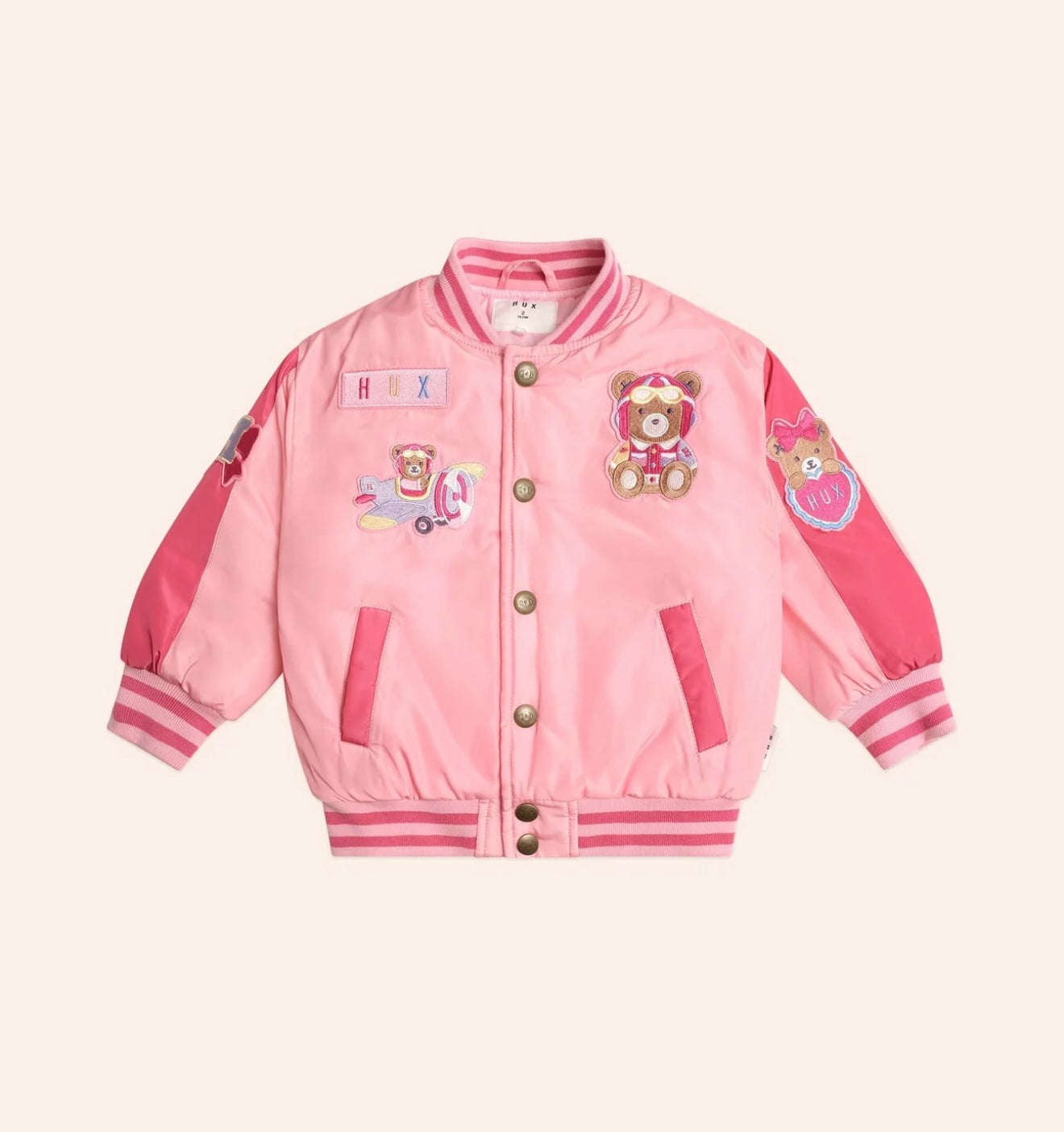 Cherry Varsity Bomber Jacket