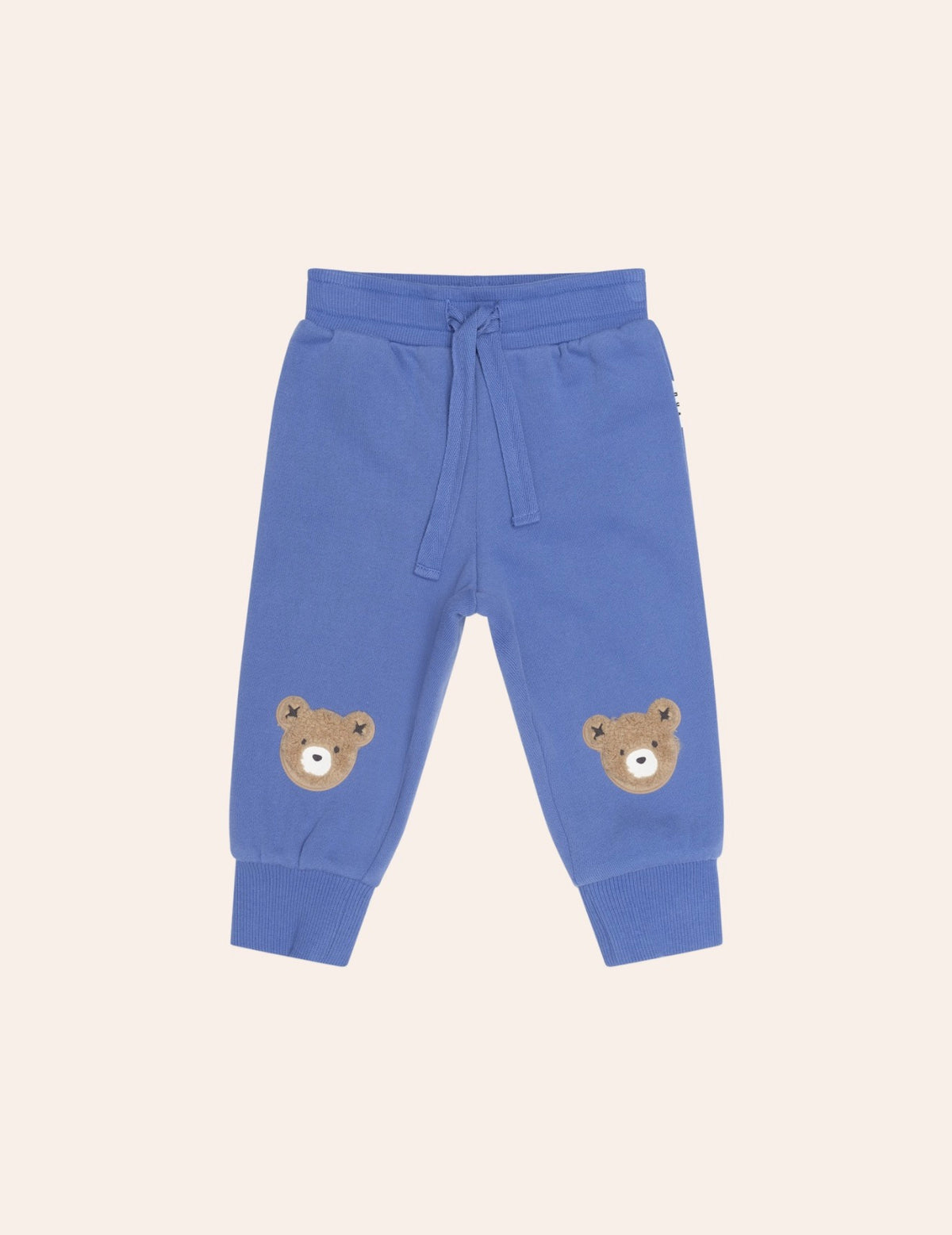 Furry Huxbear Sweatpant – Cobalt – Huxbaby (front view)
