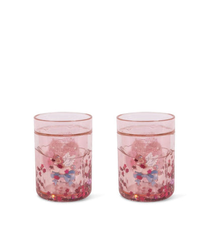 2 PACK GLITTER CUPS