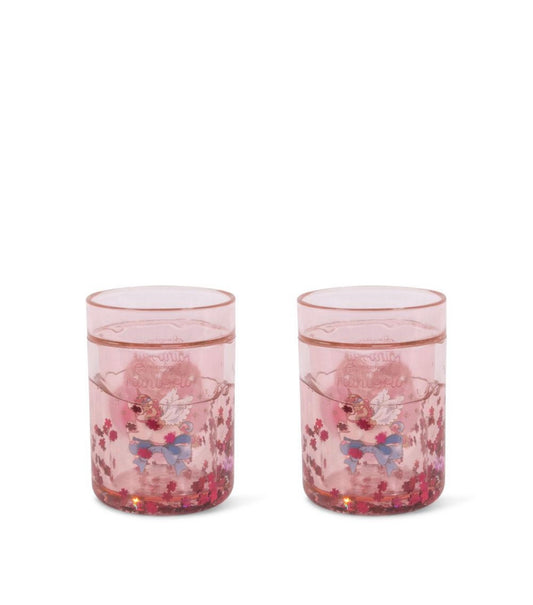 2 PACK GLITTER CUPS