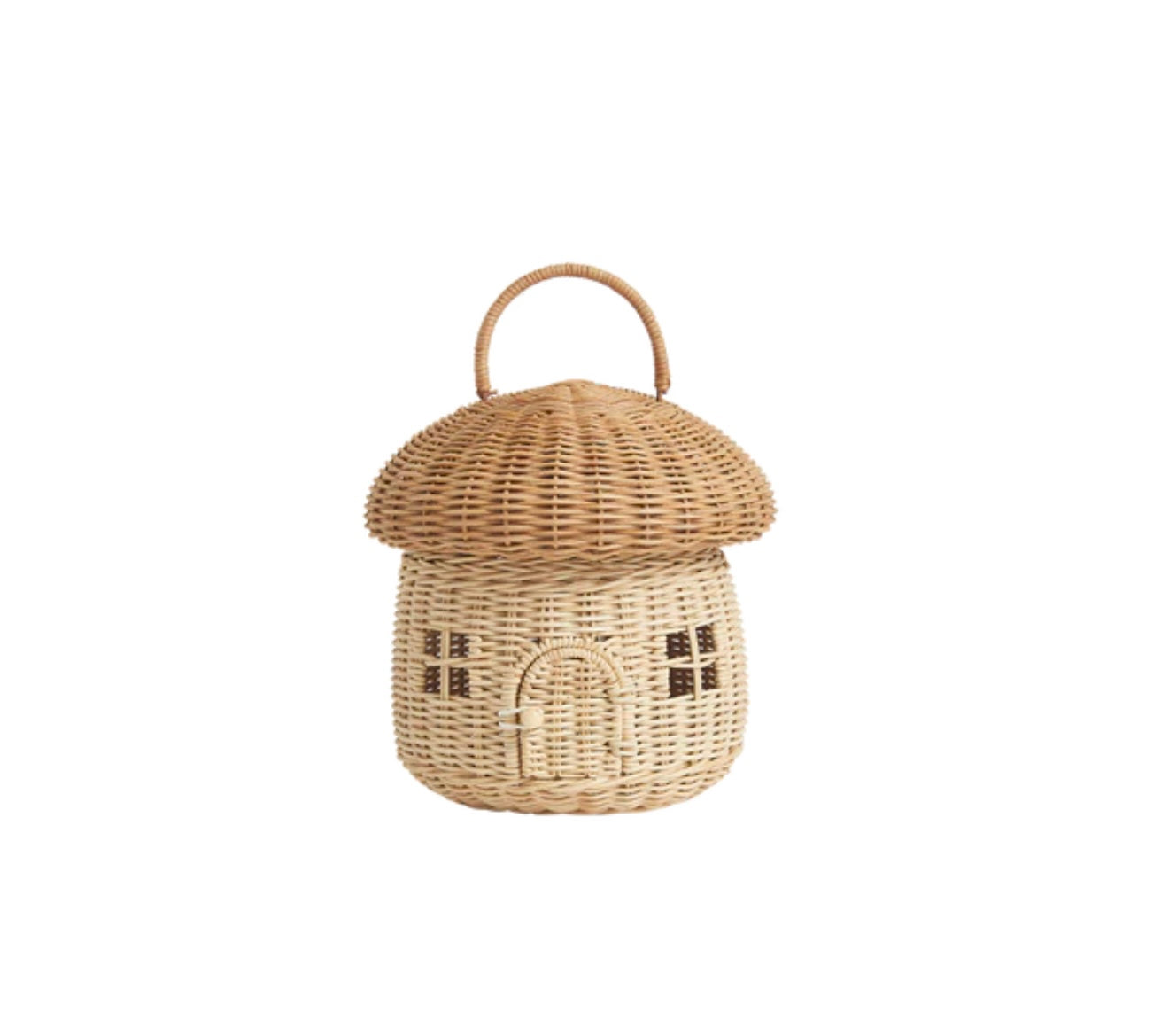 Rattan Mushroom Basket – OlliElla