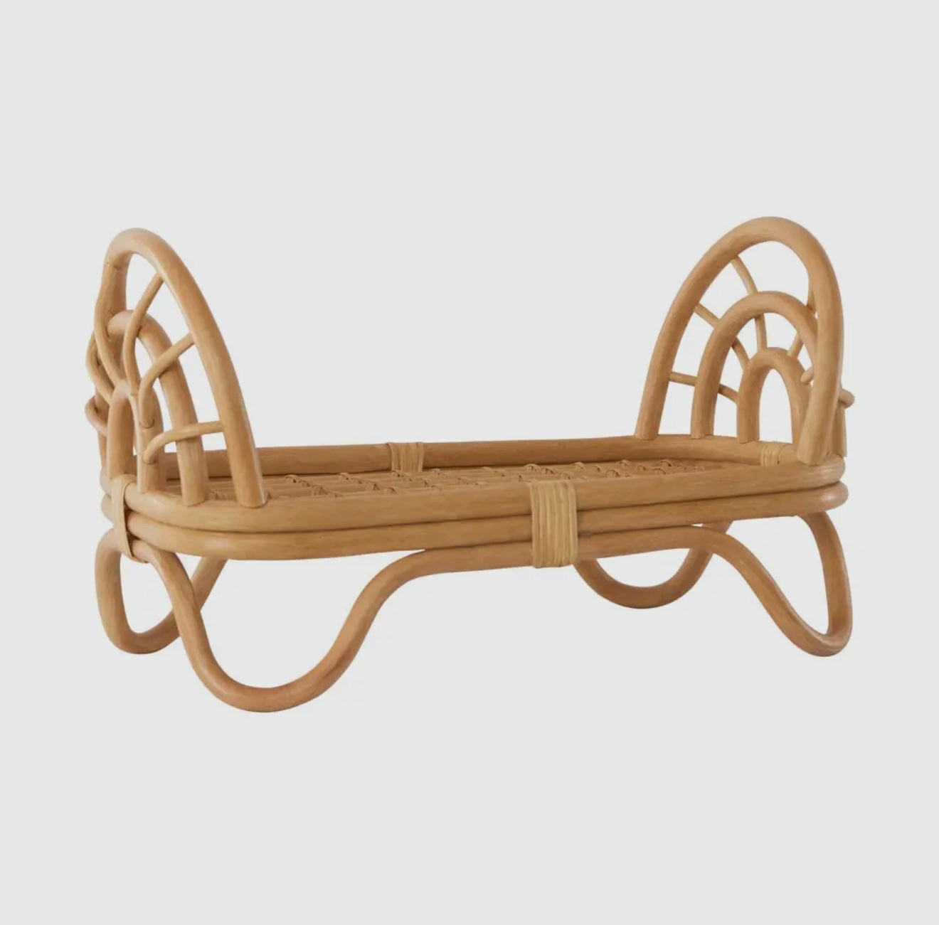 Rainbow Doll Bed - Nature