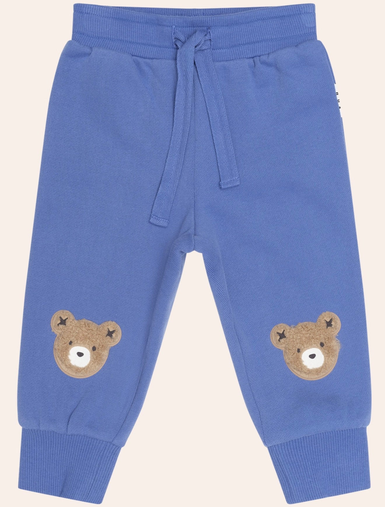 Furry Huxbear Sweatpant – Cobalt – Huxbaby (detail view)