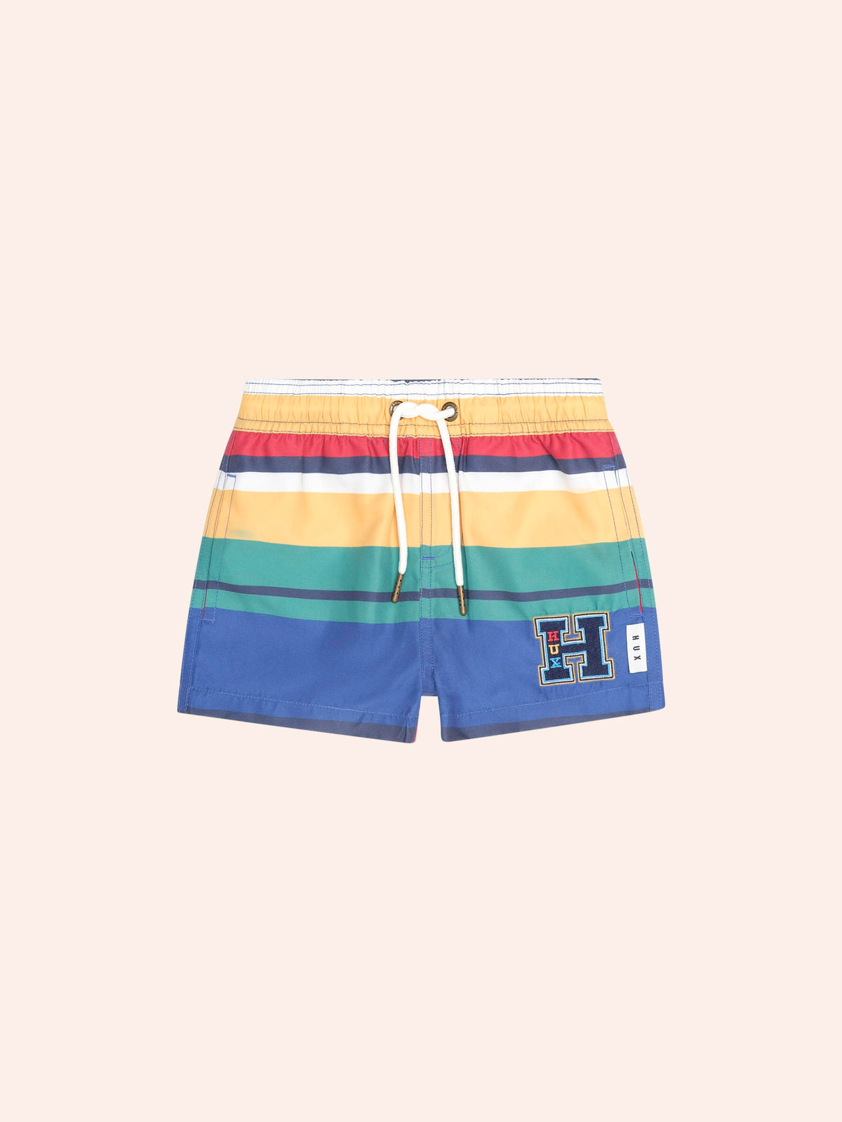 Variegated Stripe Boardshort – Multi Stripe – Huxbaby