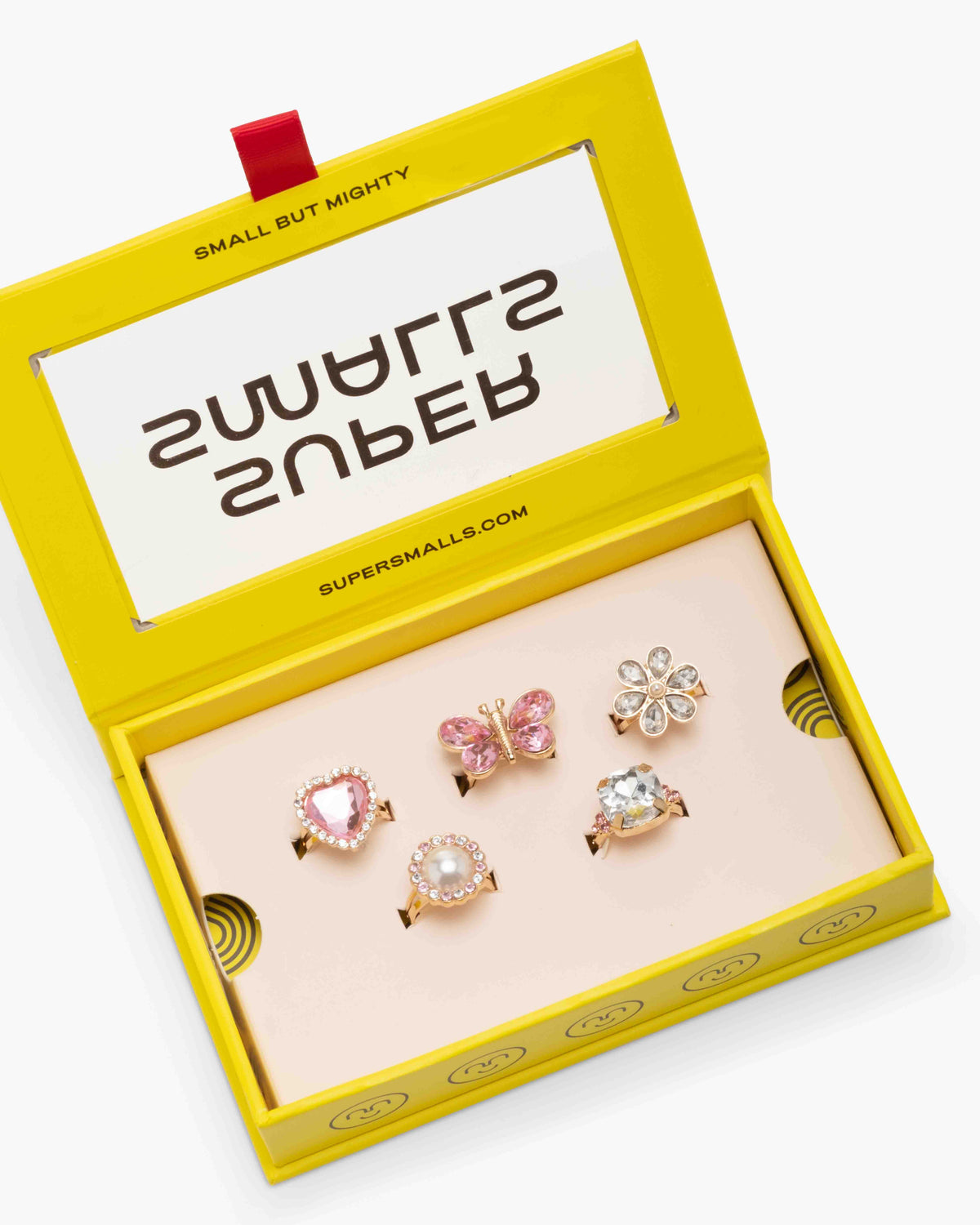 Super Smalls Heartfelt Sparkle Ring Set, open box