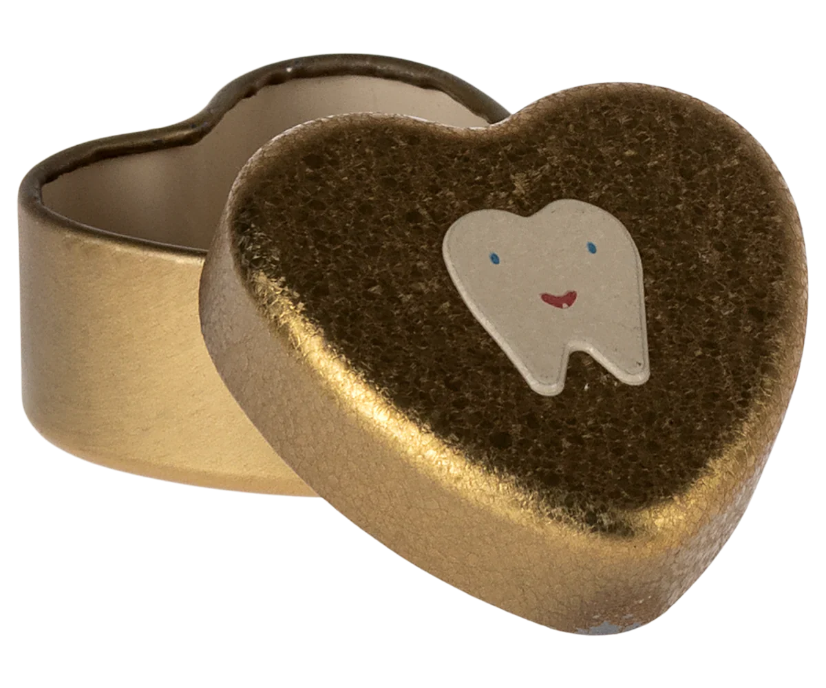Tooth Box, Small - Gold | Maileg | littlewild kids