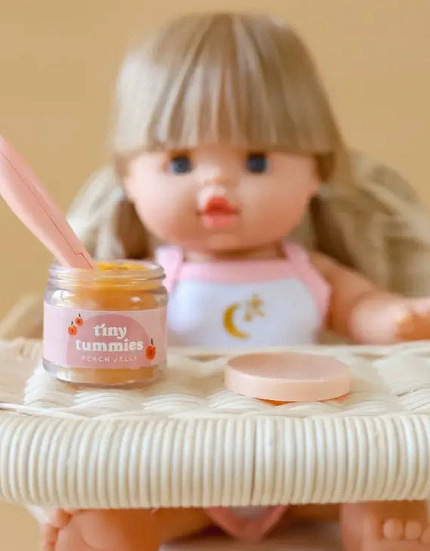 Tiny Harlow Tiny Tummies mini food jars lineup - littlewild kids