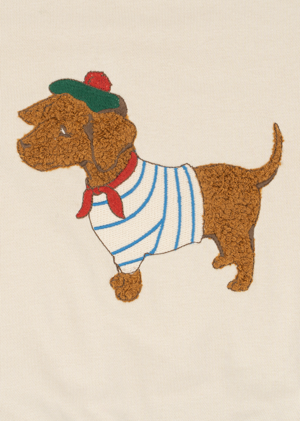 Konges Sløjd Spotty Sweat Shirt Brown Rice worn