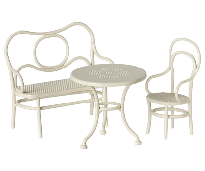 Café set, Mouse, Small - Off white