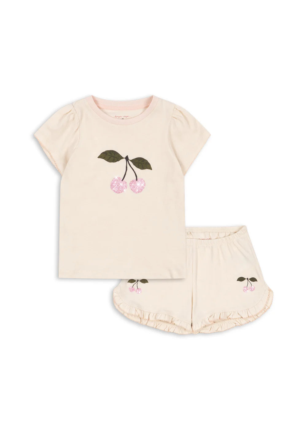 Famo Frill Set baby outfit by Konges Sløjd, soft Scandinavian style toddler clothing set