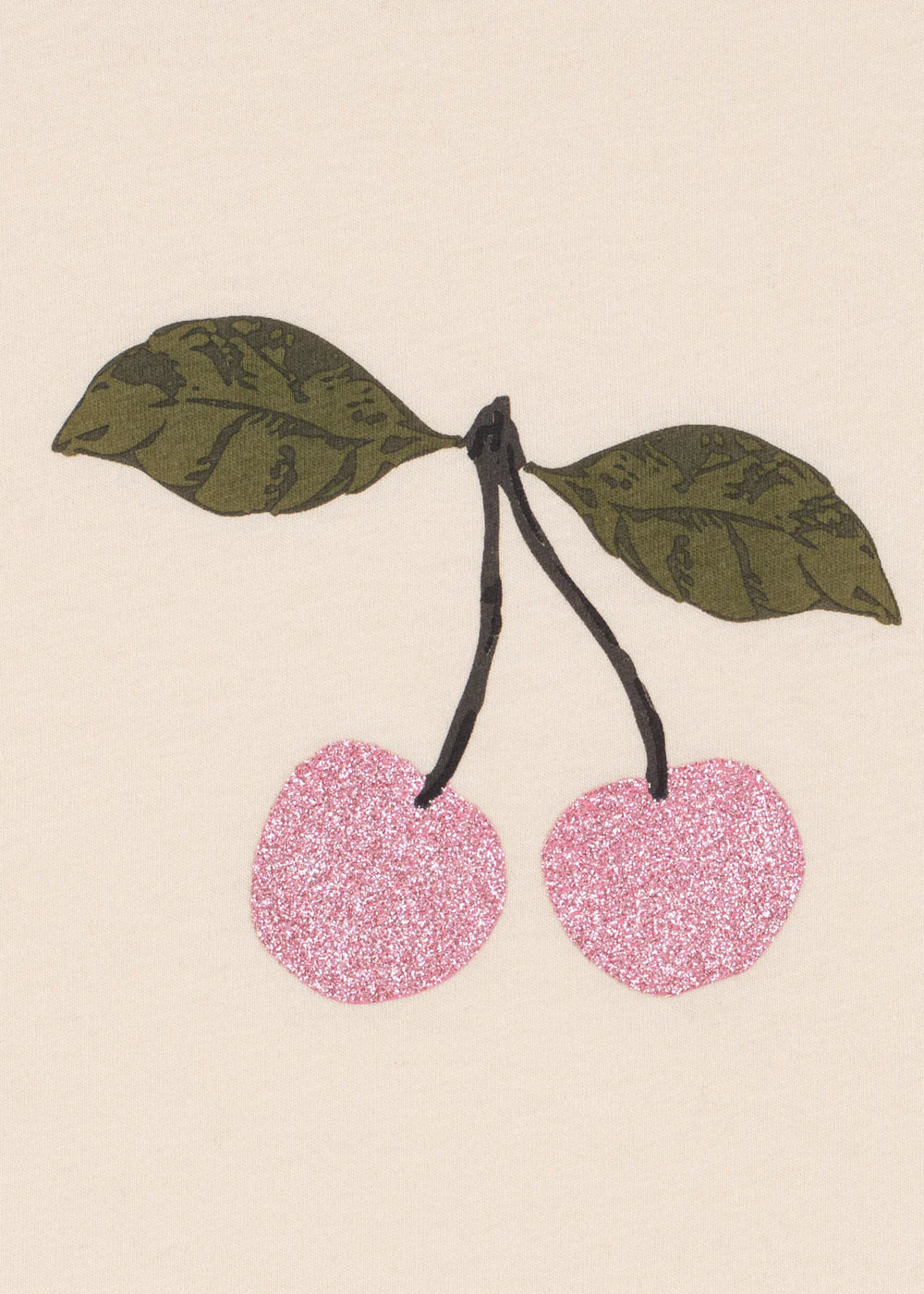 Close-up of Famo Frill Set fabric and details by Konges Sløjd, gentle materials for baby skin