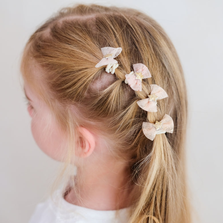 Tutu Bow Mini Hair Ties – Mimi & Lula, view 2