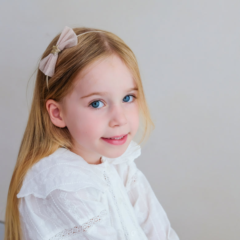 Mimi & Lula Tutu Bow Headband for kids with delicate tulle bow
