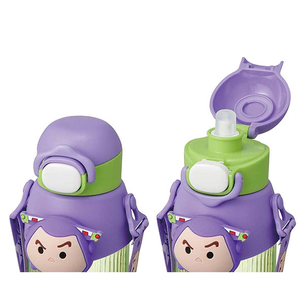 Disney Tsum Tsum Buzz Lightyear 3D Mascot Straw Bottle – 590ml