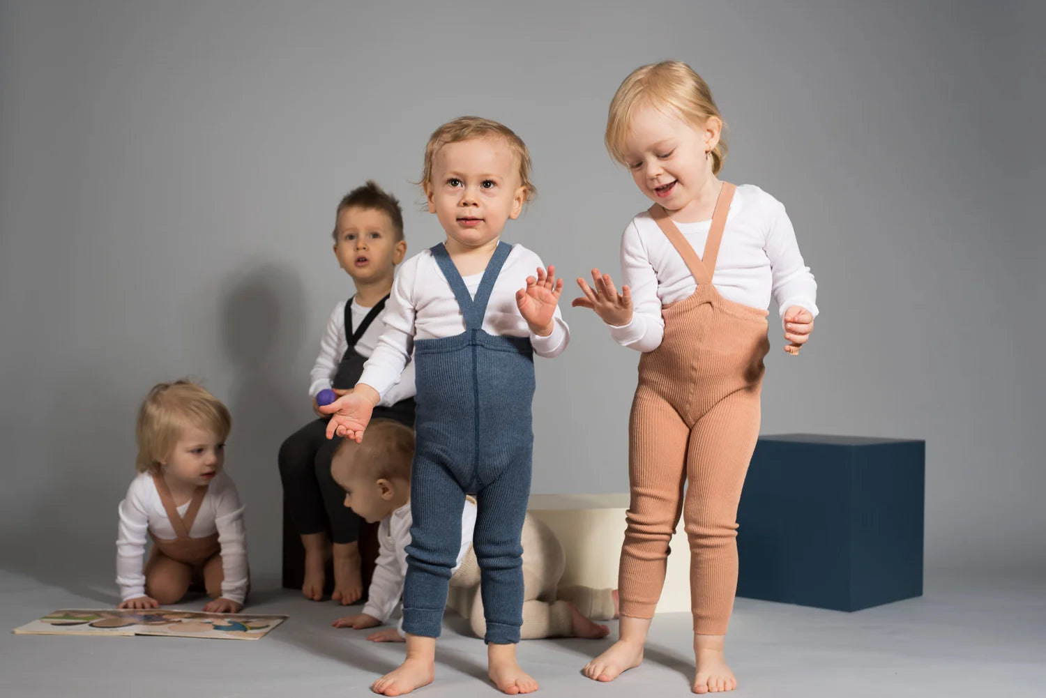 Silly Silas Footless Steel Blue Blend