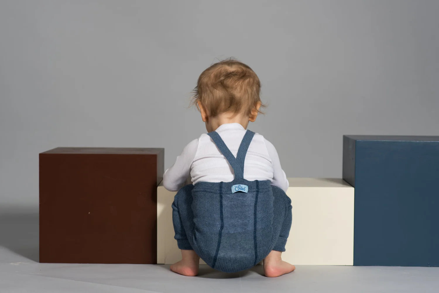 Silly Silas Footless Steel Blue Blend