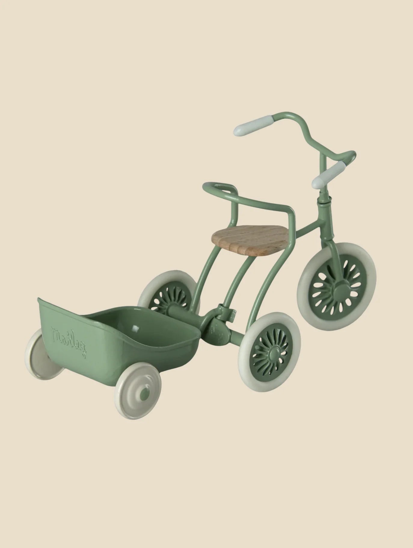 Maileg Tricycle Hanger, Mouse - Green