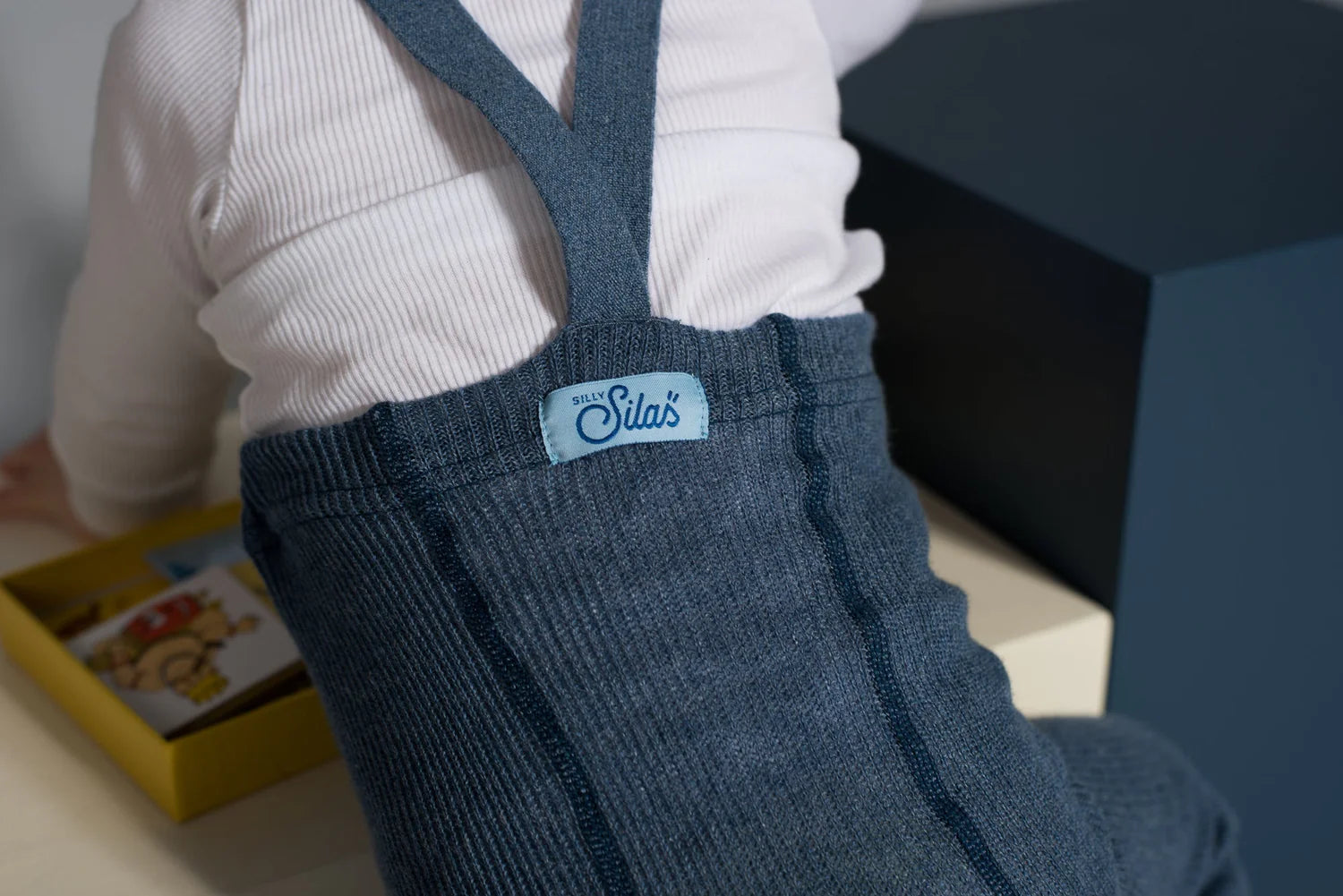 Silly Silas Footless Steel Blue Blend