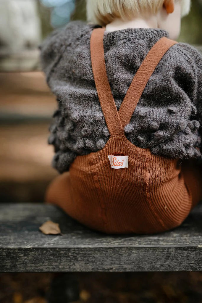 Silly Silas Cotton Footed Tights – Cinnamon