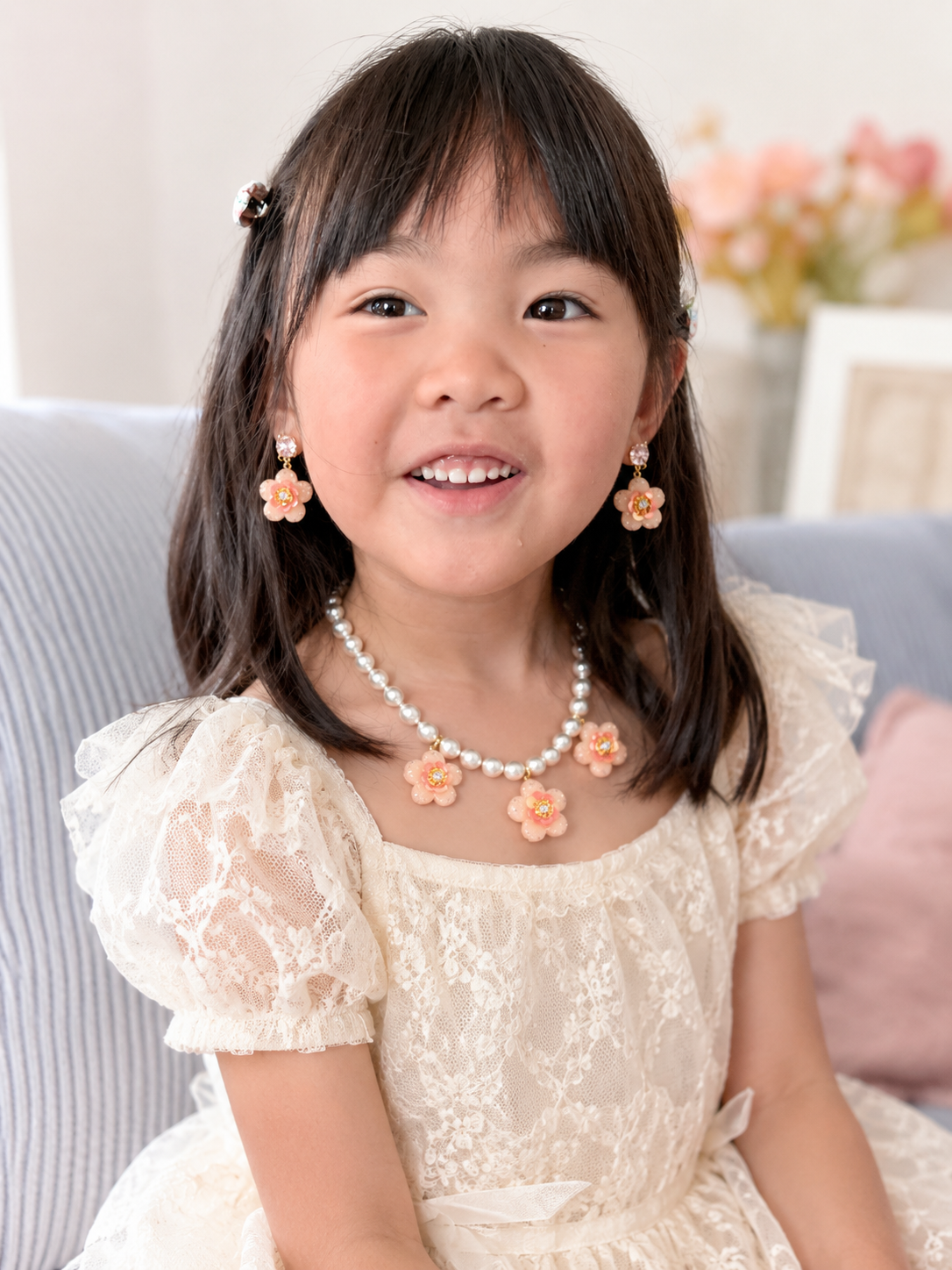Statement Flower Necklace & Earring Set – RuruStar