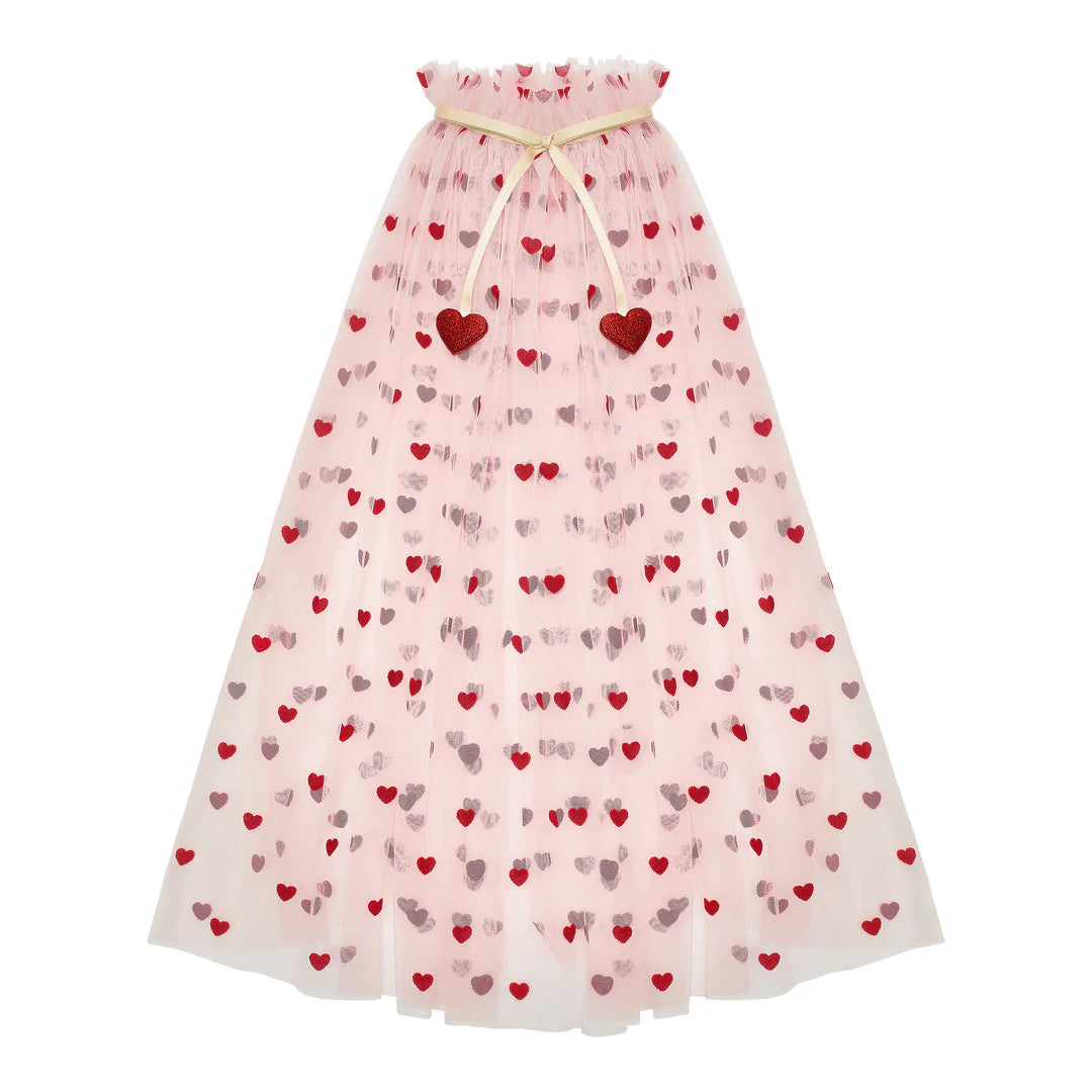 Mimi and Lula Heart print cape