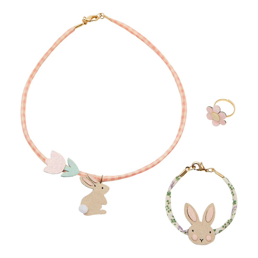 Mimi and Lula bunny jewellery set for girls