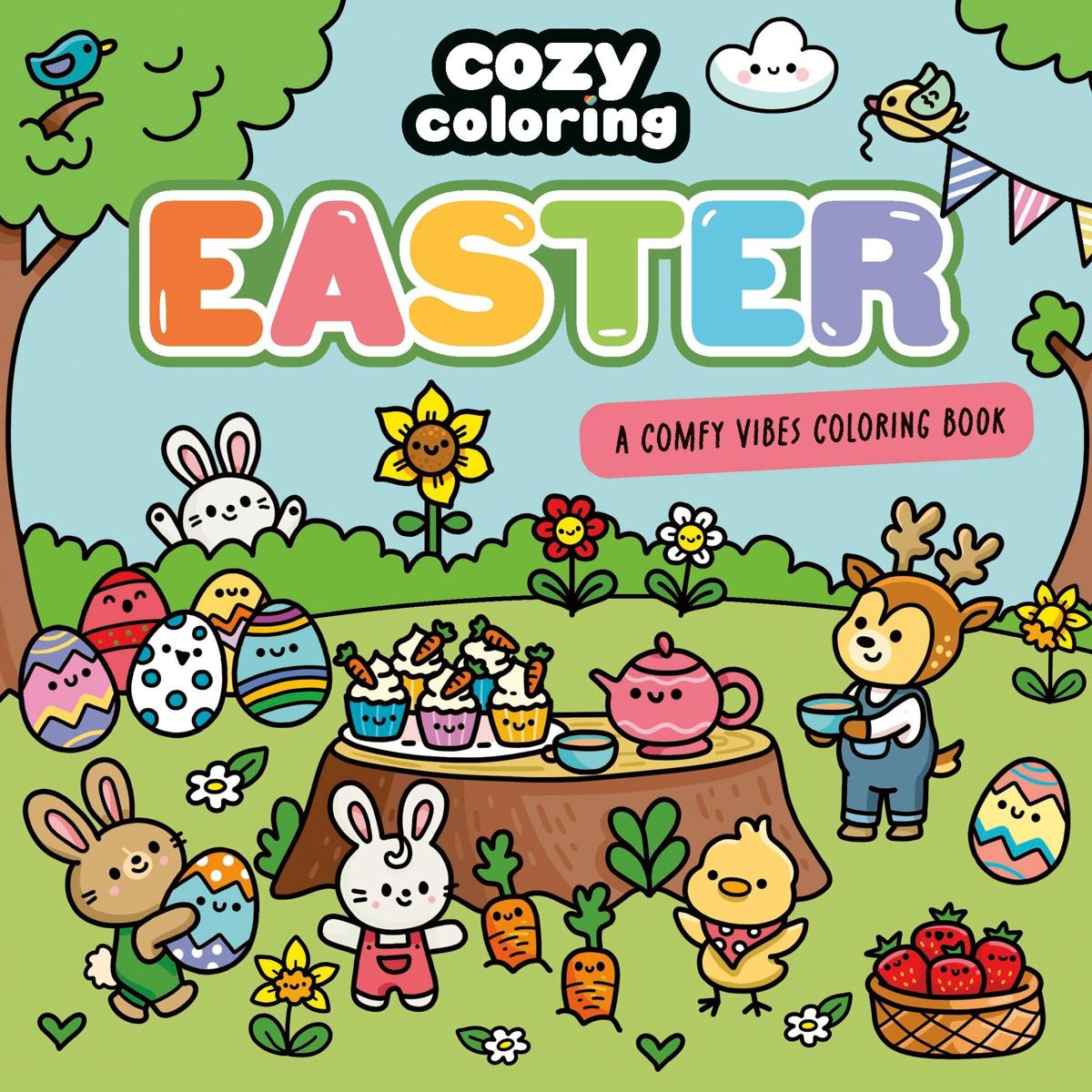 Usborne Cozy Coloring Easter coloring book for kids