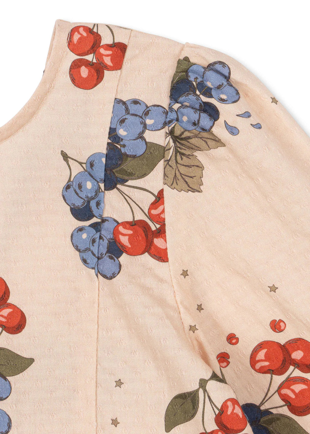floral print detail Konges Sløjd Avi bow dress