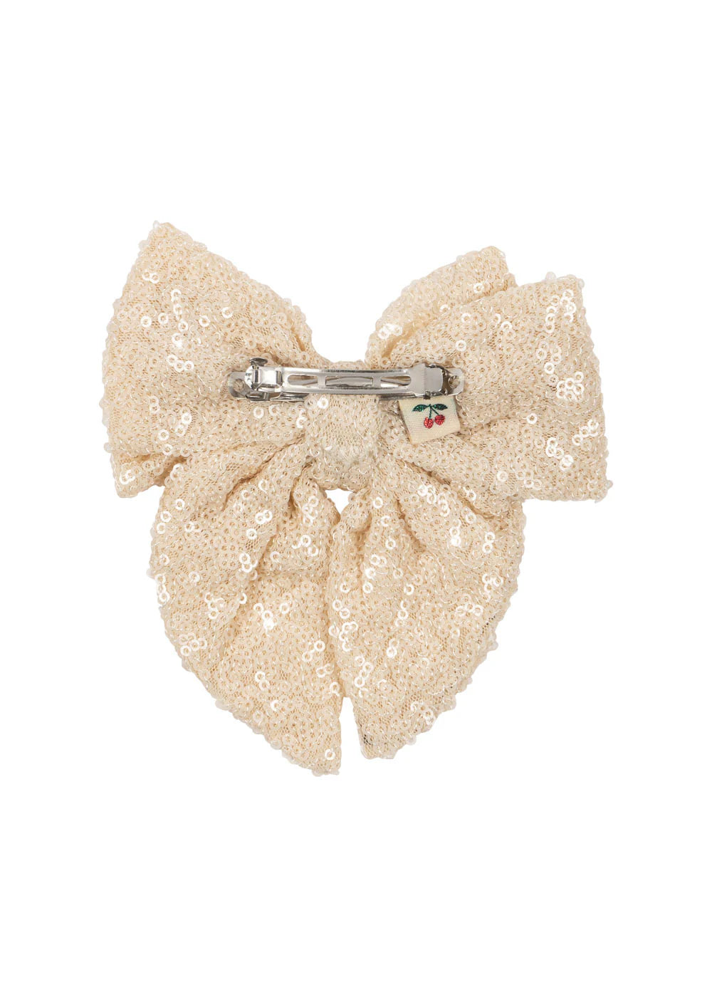 Aries Sequin Bow Hair Clip — back view – Konges Sløjd
