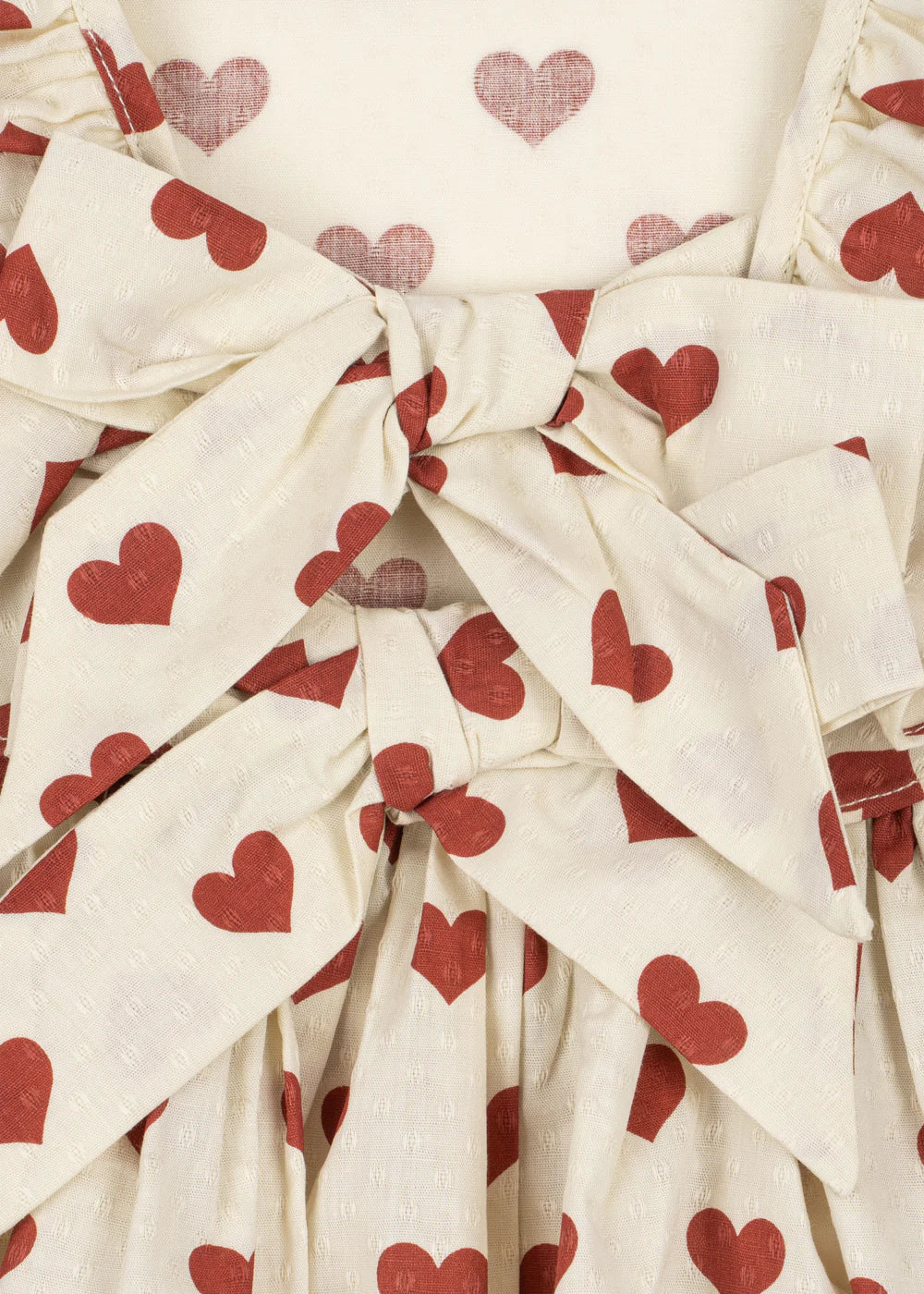 Cianna Bow Dress gots — flat lay – Konges Sløjd